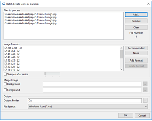 Resource Editor Dialog
