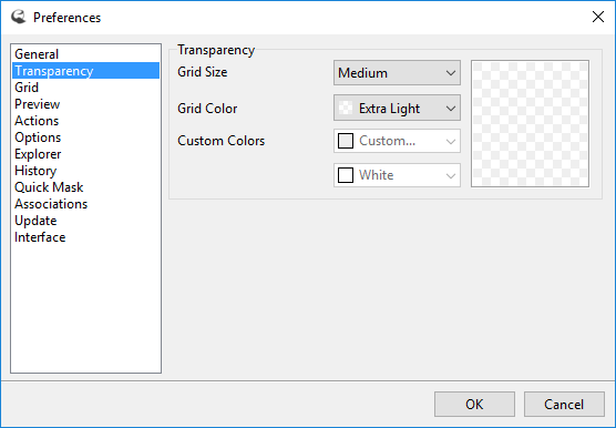 Transparency Preferences