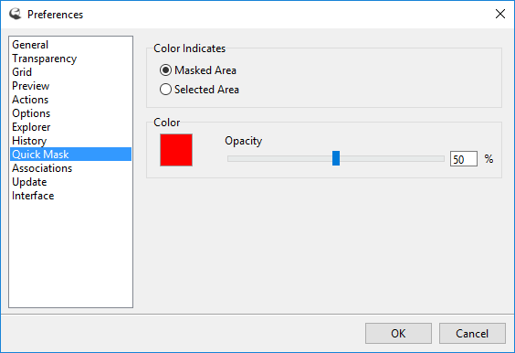 Quick Mask Preferences